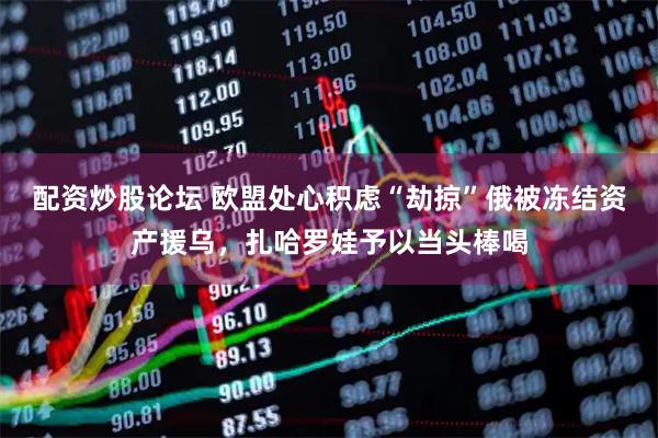 配资炒股论坛 欧盟处心积虑“劫掠”俄被冻结资产援乌,扎哈罗娃予以当头棒喝